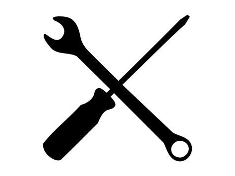 tools logo svg tools sign svg screwdriver wrench silhouette etsy