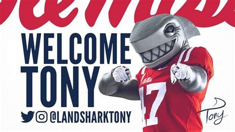 Ole Miss Introduces New Mascot Landshark Tony