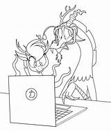 Discord Coloring Pages Template sketch template