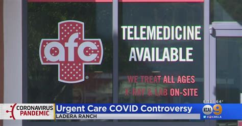 ladera ranch urgent care evicted  shopping center  offering covid  testing cbs los