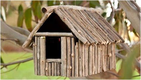 making bird houses  unused material  home deep jungle home