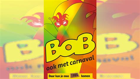 bob ook met carnaval start carnavalsbob campagne
