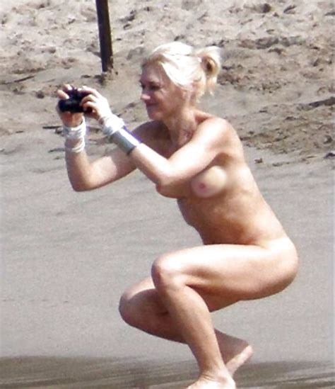 gwen stefani on a nude beach 5 pics