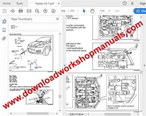 mazda cx  workshop repair manual