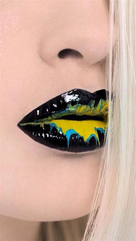 Pop Art Lips Maquillage Visage Levre