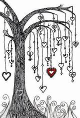 Doodle Dangles Tangle Coloring Drawings Zentangles Doodles Willow Tree sketch template