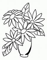 Bouquet sketch template