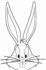 Bunny Bugs Coloring Pages Line Drawing Printable Print sketch template