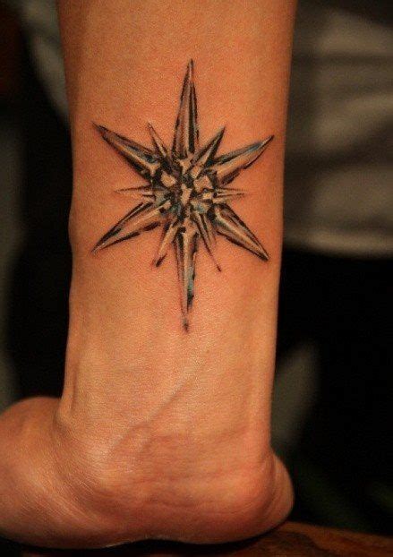 moravian star tattoo star tattoos crystal tattoo