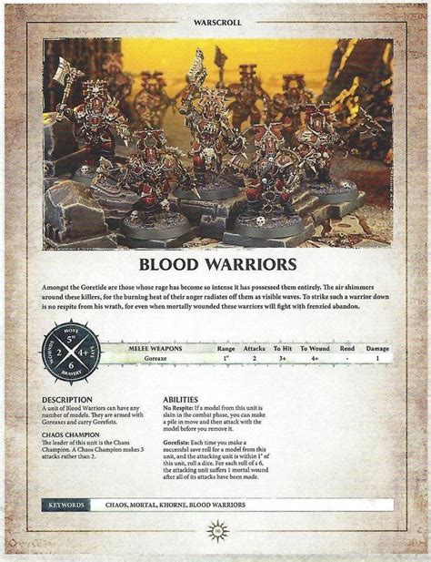 warhammer age  sigmar warscrolls reveal rules  game stats ten