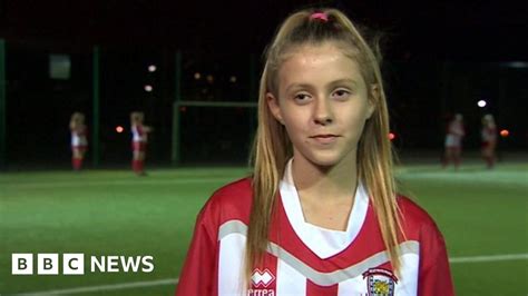 Womens Football Girl A Champion Against Sexism Bbc News