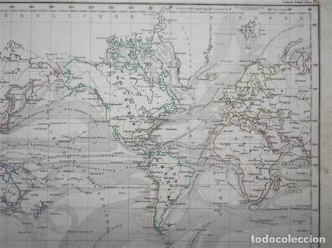 mapa del mundo  stielerperthes comprar cartografia antigua