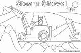 Enchantedlearning Color Shovel Steam Coloring Selected Teachers Region Tell Click Vehicles Shtml Paint sketch template