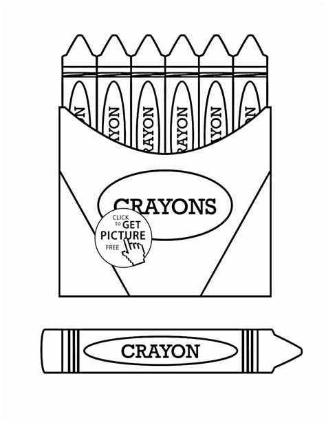 printable crayon pattern