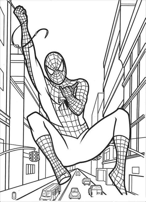 spiderman superhero coloring pages superhero coloring pages