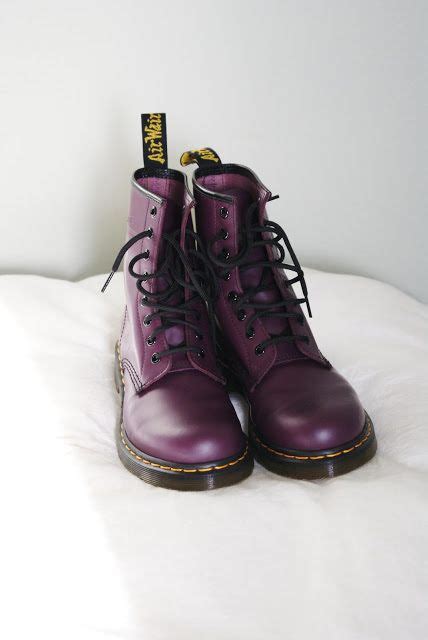 dsclarge purple boots dr martens shoes boots