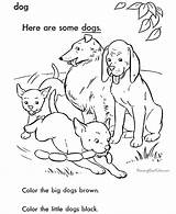 Coloring Dog Animal Pages Sheets Dogs Color Puppy Cute Animals Number Printable Kids Worksheets Help Raising Donkeys Baby Popular Dot sketch template