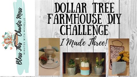 diy dollar tree farmhouse bathroom decor challenge
