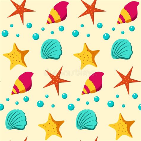 seamless patterns sea vector stock vector illustration  collection