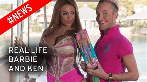 meet the real life barbie and ken who deny having any plastic surgery world news mirror online