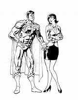 Lois Lane Superman Sunday Deviantart Comics sketch template