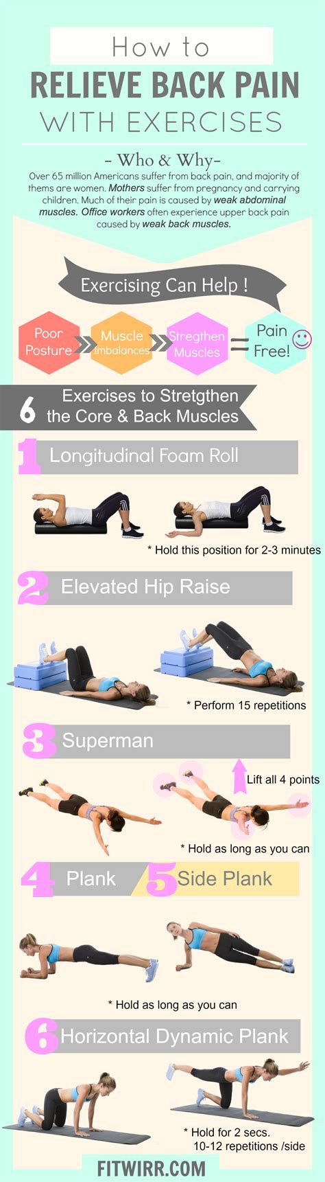 A List Of 6 Best Low Back Pain Exercises For Fast Relief