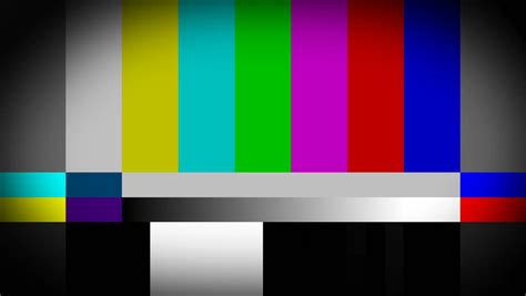distorted television bars signal error   test signal stock footage video