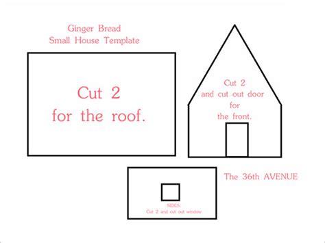gingerbread house recipe templates  mustard seed