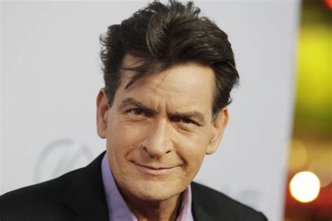 charlie sheen is the new face of a condom after speaking