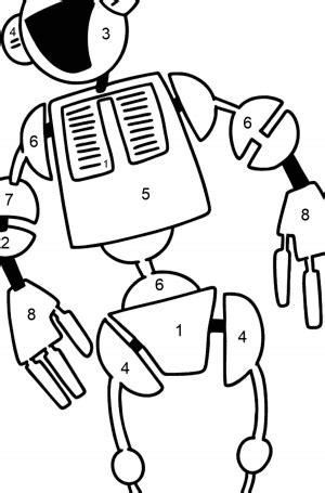 robot coloring page  kids   print