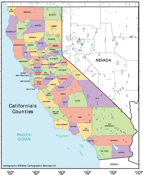 map  northern california counties  cities printable maps