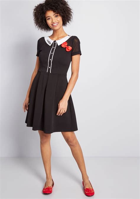 Modcloth For Hello Kitty Cheerful Greeting Collared Dress Hello Kitty