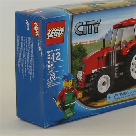 Lego City Set Tractor 7634 78 Pieces Unopened Non Mint Box