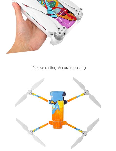 sunnylife expansion accessories removable pvc stickers  fimi  se rc drone painting