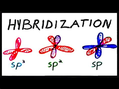 sp sp  sp hybridization youtube