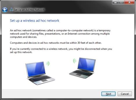 set   ad hoc wireless computer  computer network hitechmv