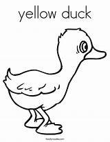 Duckling Duck Getdrawings Getcolorings sketch template
