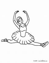 Coloring Pages Split Ballerina Ballet Dance Straddle Sitting Performing Dancers Hellokids Drawing Bitty Itty Sheets Sports Print Color Kids Choose sketch template