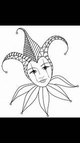 Coloring Pages Adult Drawing Jester Court Choose Board Color sketch template