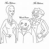 Addams Uncle Morticia Print Mery5 sketch template