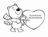 Valentinstag Malvorlagen Februar Schone sketch template