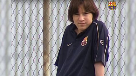 lionel messi unseen footage  barcelona youth academy days