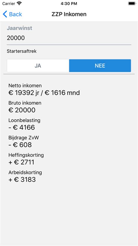 netto salaris  nl app  iphone   netto salaris  nl  iphone  apppure