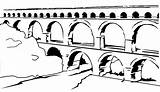 Aqueduct Coloring Rome Roman Drawing Ancient Pages Drawings Roma Bridge Para Colorear Antigua Acueducto Coliseum Quia Tablero Seleccionar Pdf Getdrawings sketch template