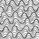 Waves Ocean Coloring Line Pages Wave Drawing Pattern Water Seamless Stock Illustration Vector Color Decorative Style Depositphotos Getdrawings Printable Drawings sketch template