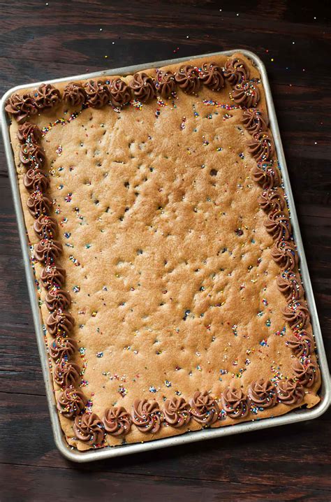 sheet pan cookie cake recipe peas  crayons