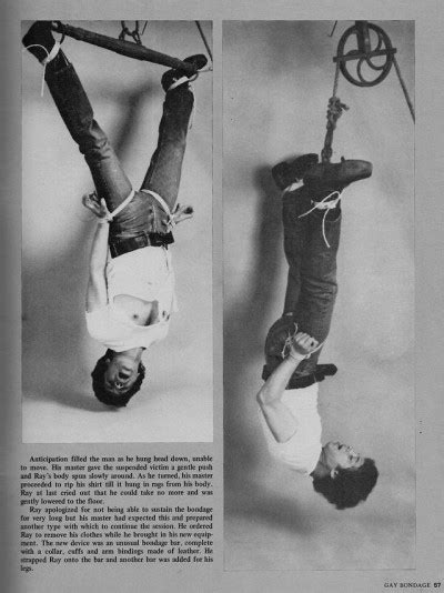 three pages from “gay bondage” magazine 1975 re tumbex