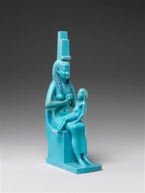 the goddess isis and her son horus ptolemaic period the