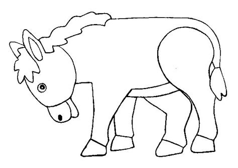 donkey coloring page coloring book