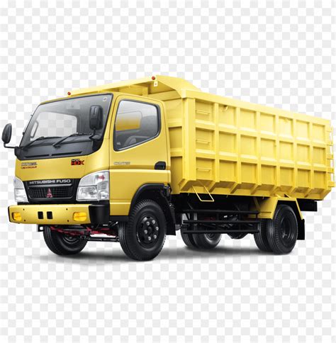 mitsubishi fuso dump truck  mobil truk png image  transparent